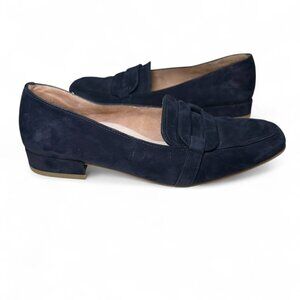 PAUL GREEN Sapphire Blue Rimona Flat Suede Loafers - Size UK 5